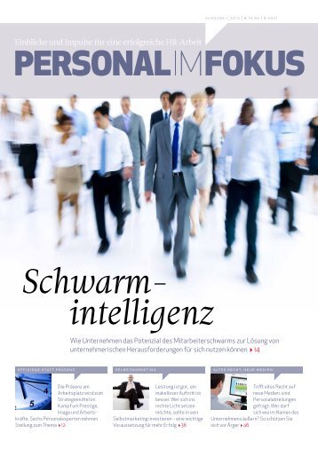 Schwarm- intelligenz - Personal im Fokus