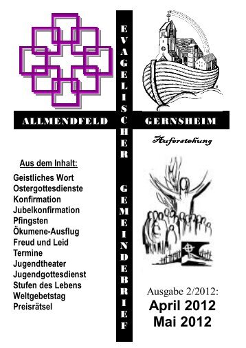 April 2012 Mai 2012 - Kirche-geniessen.de