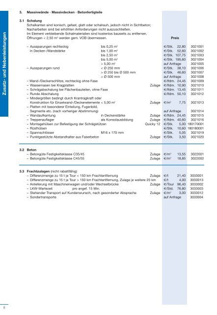 Preisliste 2010 - fdu