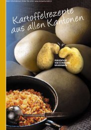 Kartoffelrezepte aus allen Kantonen - Swisspatat