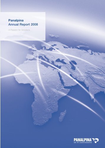 Panalpina Annual Report 2008