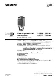 Elektrohydraulische Stellantriebe SKB62... SKC62... SKB60 SKC60