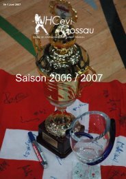 Saison 2006 / 2007 - UHCevi Gossau