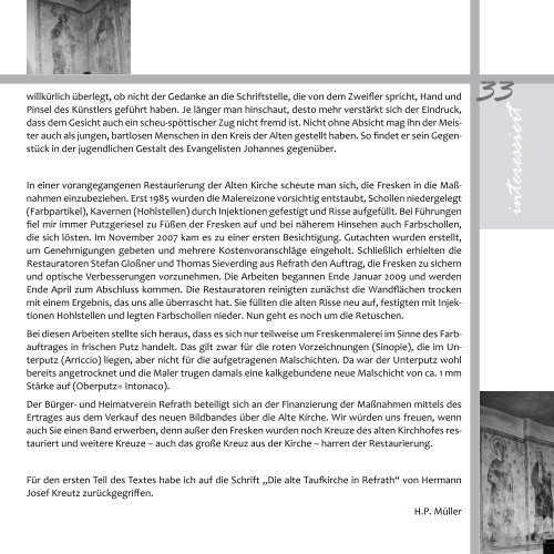 "Bewegungsmelder" Ausgabe 1/2009 - Kirchen-in-refrath.de