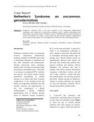 Netherton's Syndrome, an uncommon genodermatosis