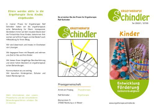 Ergotherapie für Kinder - Praxis Nienburg.pdf - Ergotherapie Schindler