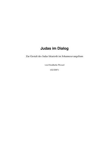 Judas im Dialog - arjeh.de