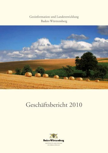 Geschäftsbericht 2010 - Landesamt für Geoinformation und ...