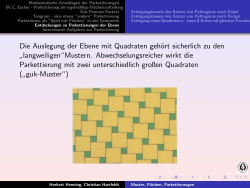 Spiel mit Flächen - Fakultät für Mathematik - Otto-von-Guericke ...