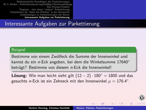 Spiel mit Flächen - Fakultät für Mathematik - Otto-von-Guericke ...