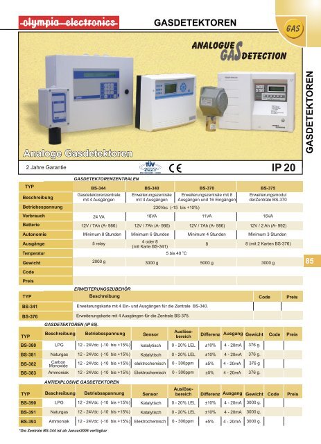 sicherheitsbeleuchtung - Olympia-electronics