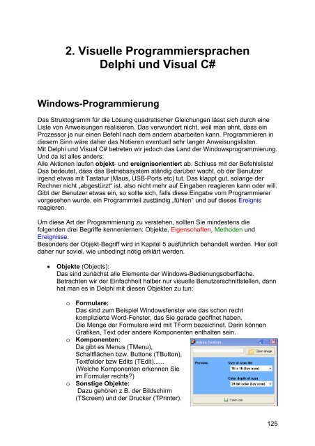 Delphi und Visual C#.pdf - Informatik