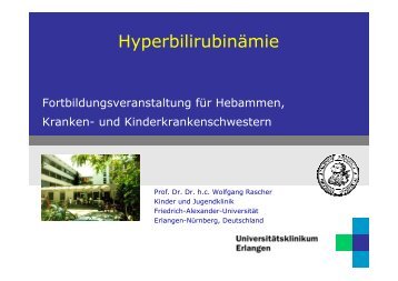 Hyperbilirubinämie - Frauenklinik