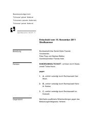 Entscheid vom 15. November 2011 Strafkammer - Bundesstrafgericht