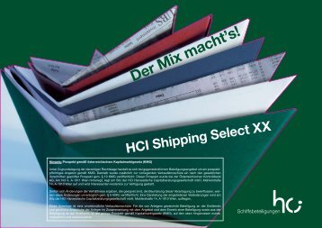HCI Shipping Select XX