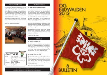 Bulletin 06 / 12 - Offiziersgesellschaft Nidwalden