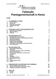 Fallstudie Plantagenwirtschaft in Kenia - Institut für Umwelt und ...