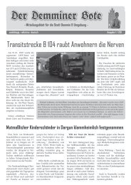 Der Demminer Bote - MUPINFO.de