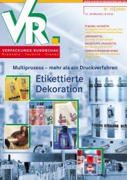 Etikettierte Dekoration - Verpackungs-Rundschau