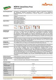 RÖFIX CalceClima Fino - natureplus