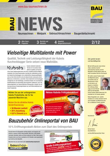 Vielseitige Multitalente mit Power - BAU Süddeutsche ...