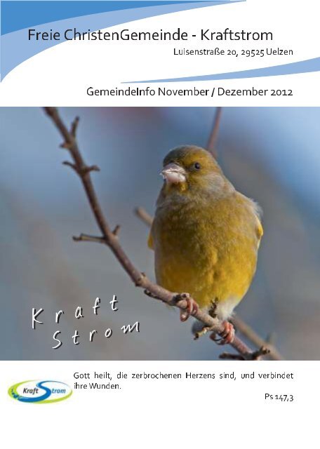 Gemeindeinfo November / Dezember 2012 - Freie ...