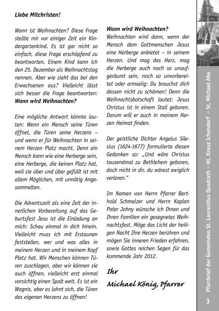 AK Pfarrbrief q-i-a 2011 Weihnachten.indd