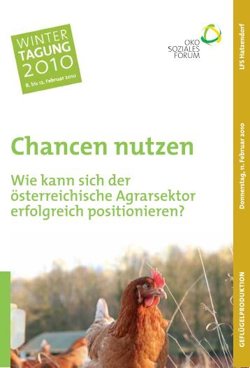 Chancen nutzen - Ökosoziales Forum