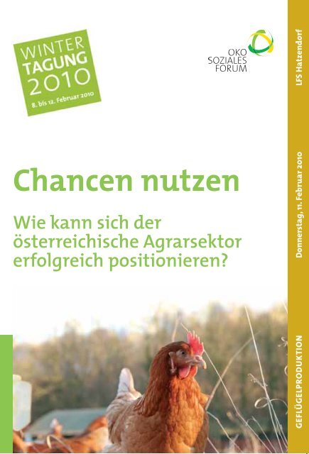 Chancen nutzen - Ökosoziales Forum