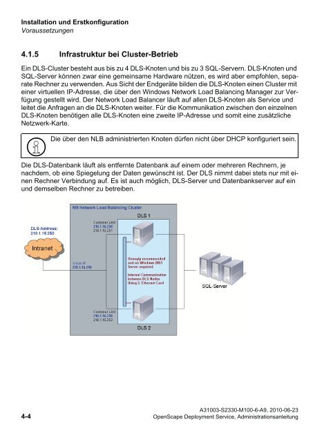 Dokumentation OpenScape Deployment Service - Wiki of Siemens ...