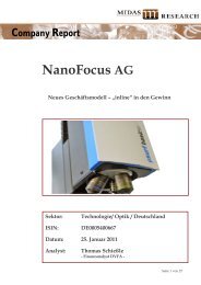 NanoFocus AG (von MIDAS Research)