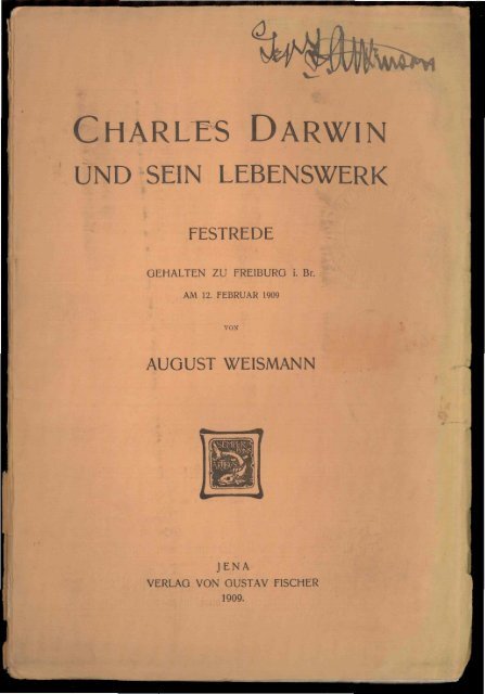 W - The Complete Work of Charles Darwin Online