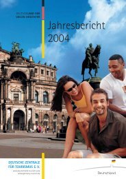 Jahresbericht 2004 - DSFT Deutsches Seminar für Tourismus Berlin