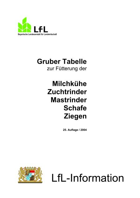 Gruber Tabelle - Heuhotel Oggelshausen