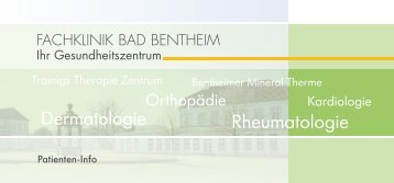 Download der Broschüre - Fachklinik Bad Bentheim