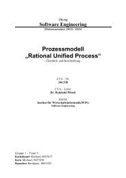Prozessmodell „Rational Unified Process“ - Software Engineering