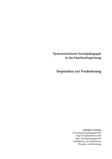 Systemorientierte Sozialpädagogik - Inspira GmbH