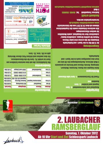 2. LAUBACHER RAMSBERGLAUF - Sommerbiathlon-Laubach