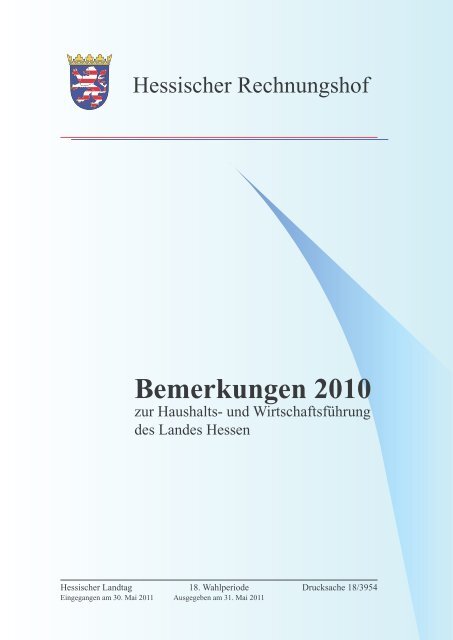Bemerkungen 2010 - Hessischer Rechnungshof