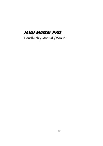 HB MIDI Master Pro - Terratec