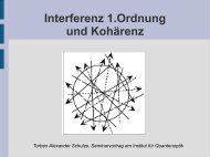 Interferenz 1.Ordnung und Kohärenz - Geck0.de