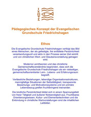 Konzept - Evangelische Grundschule Friedrichshagen