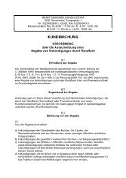 Ankündigungen durch Rundfunk (13 KB) - .PDF - Marktgemeinde ...