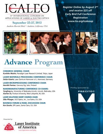 Advance Program