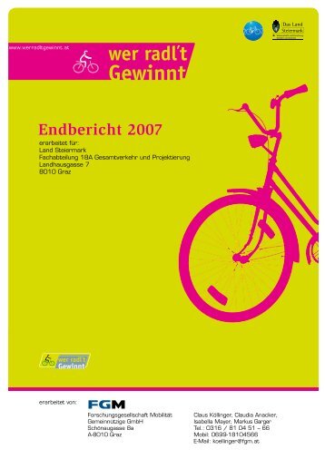 Endbericht 2007 - Verkehr - Land Steiermark