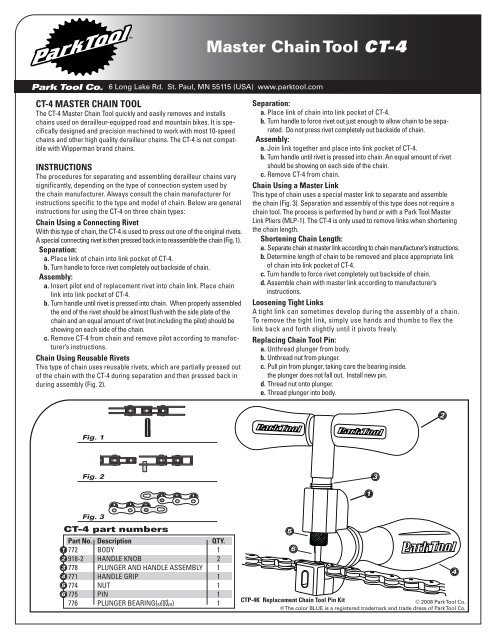 Master Chain Tool CT-4 - SJS Cycles