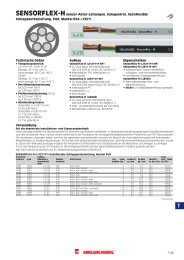 SENSORFLEX-HSensor-Aktor-Leitungen, halogenfrei, hochflexible ...