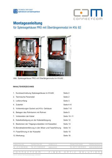 CCM Montageanleitung KVz 6.5 MB - bei Connect Com