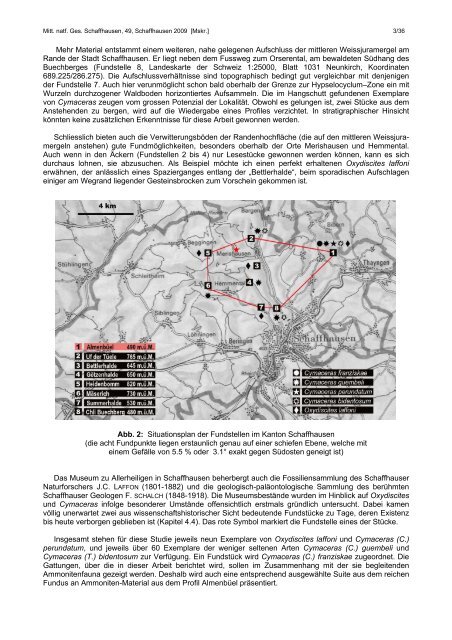 Ammoniten-Gattungen Oxydiscites und Cymaceras vom ... - NGSH