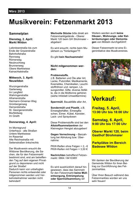 März 2013 - Marktgemeinde Wildon